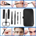 QURIPE 7pcs Manicure set, Nail Clippers Kit, Stainless Steel Manicure Kit, Nail Clipping Tools Portable Travel Grooming Kit, The Best Gift with Luxurious Case(Multicolor) - Image 4